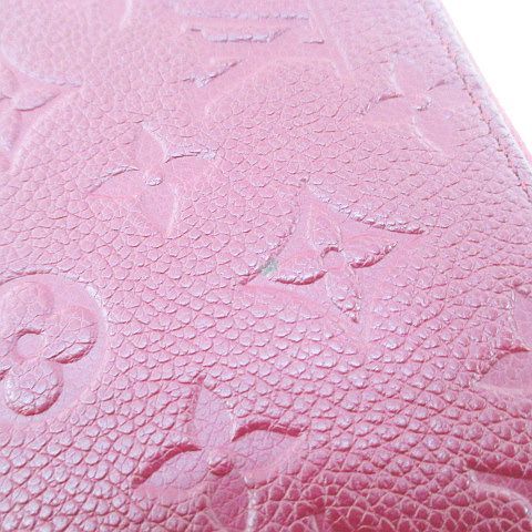 Louis Vuitton Monogram Empreinte Zippy Wallet Zip Around Bordeaux