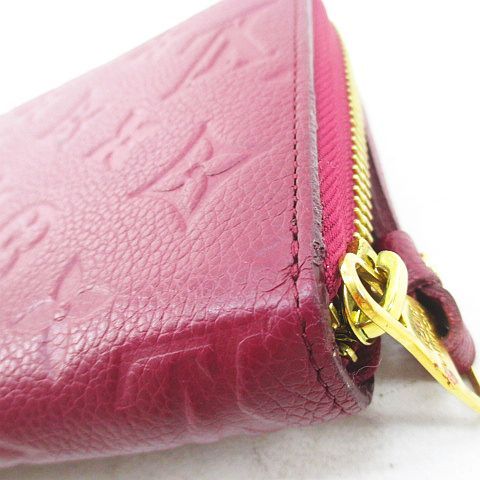 Louis Vuitton Monogram Empreinte Zippy Wallet Zip Around Bordeaux