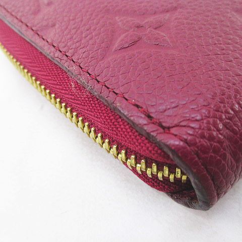 Louis Vuitton Monogram Empreinte Zippy Wallet Zip Around Bordeaux
