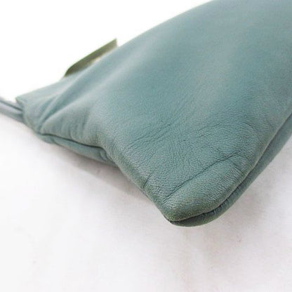 Loewe Pouch Green Leather