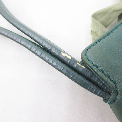 Loewe Pouch Green Leather
