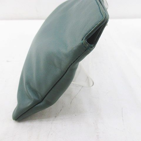 Loewe Pouch Green Leather