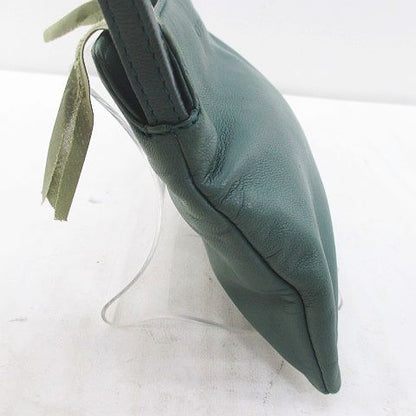 Loewe Pouch Green Leather