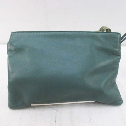 Loewe Pouch Green Leather