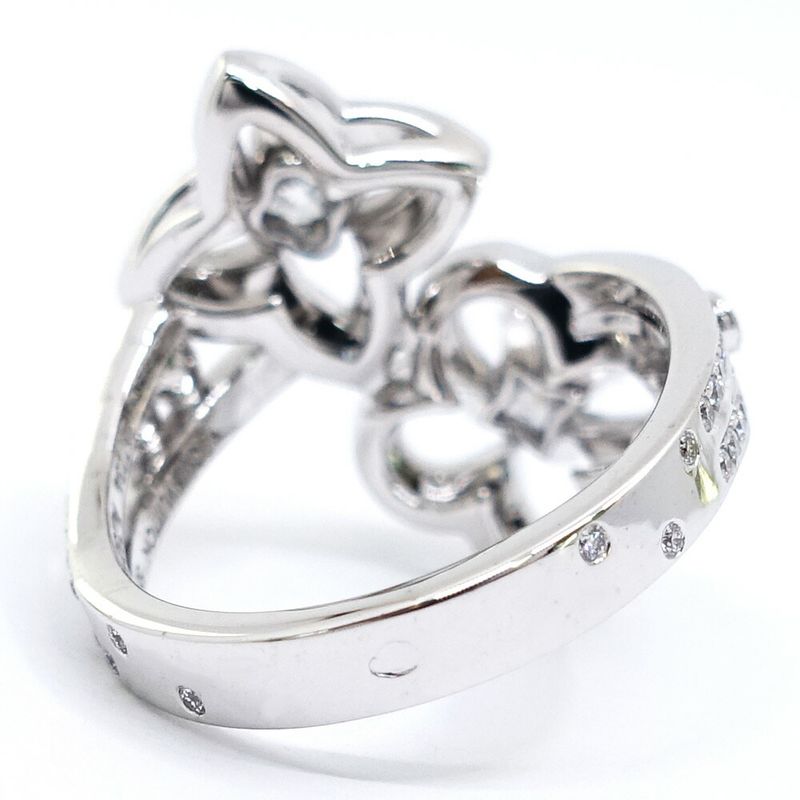 Louis Vuitton 18K White Gold Barguardant Toi Emore Ring Diamond