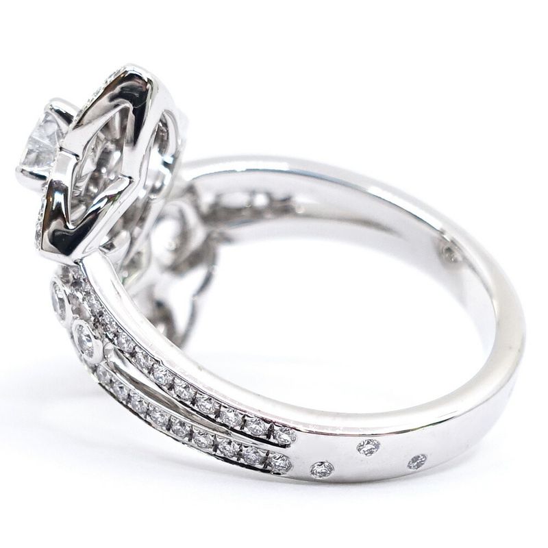 Louis Vuitton 18K White Gold Barguardant Toi Emore Ring Diamond
