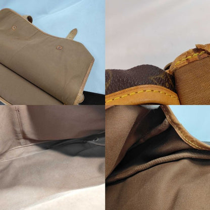 Louis Vuitton Travel Bag Monogram Sac Chasse Brown Leather