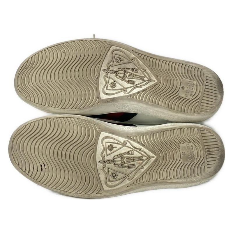 Gucci Sneakers 5.5 Ace White Green Multi Leather X