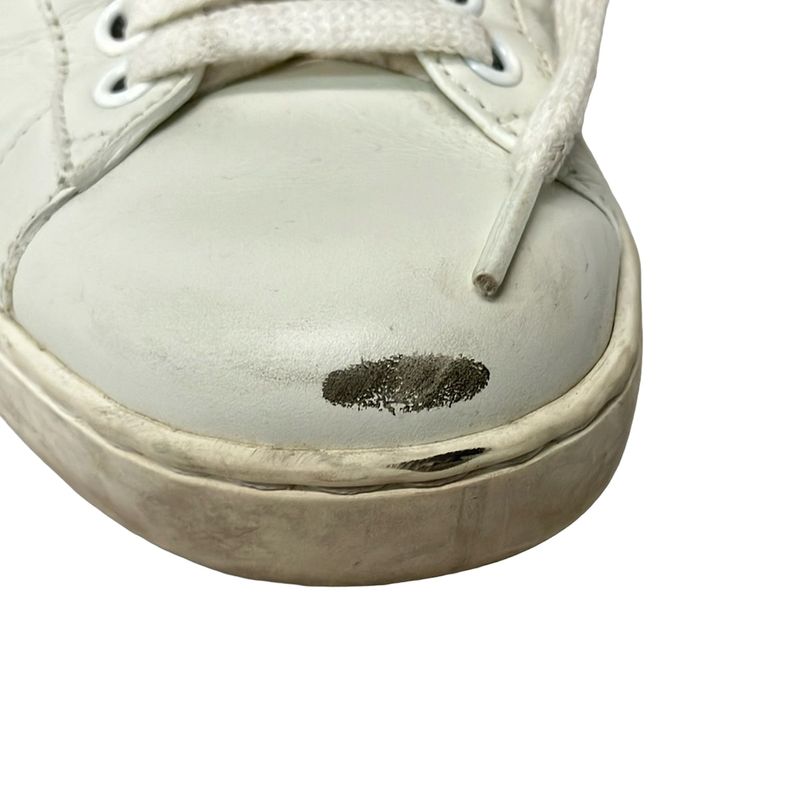 Gucci Sneakers 5.5 Ace White Green Multi Leather X