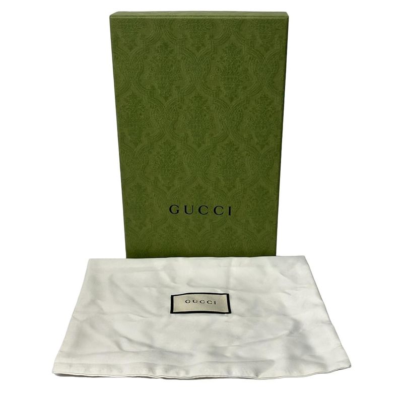 Gucci Sneakers 37 Black GG Pattern Leather