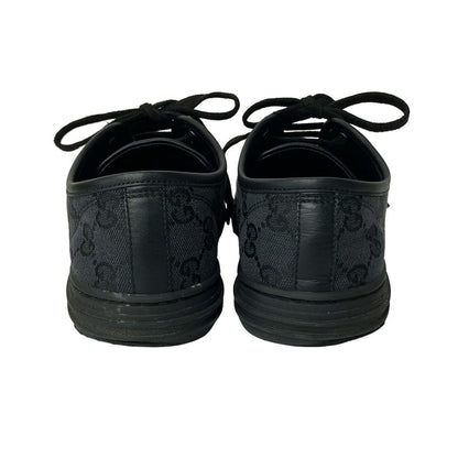 Gucci Sneakers 37 Black GG Pattern Leather