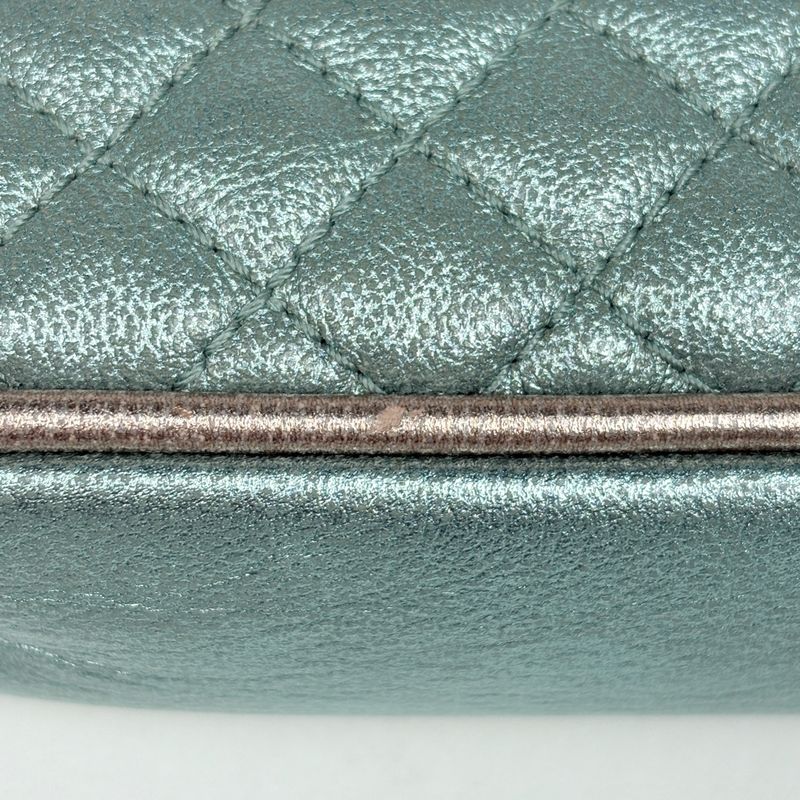 Gucci Horsebit Shoulder Bag Leather Green Pink