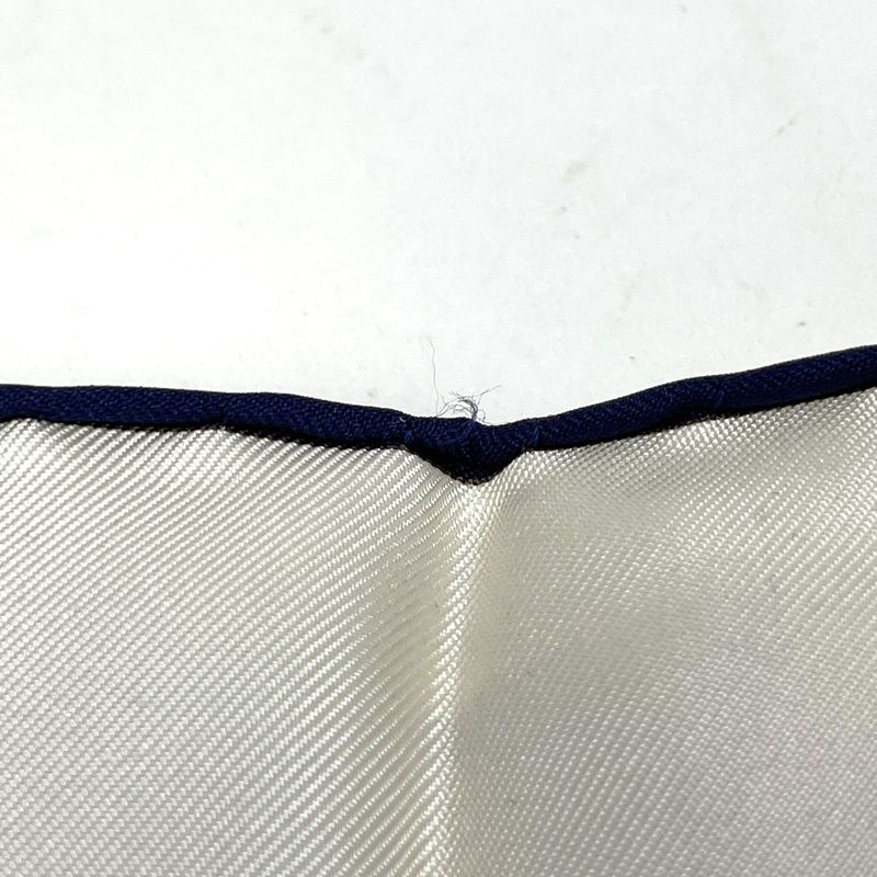 Hermes Carre 90 Ombres ET Lumieres Shadow and Light Scarf Silk Ivory Blue Ivory- Multicolor
