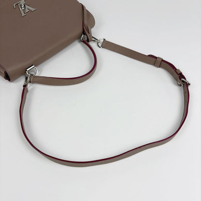 Louis Vuitton 2-Way Shoulder Bag Leather Brown