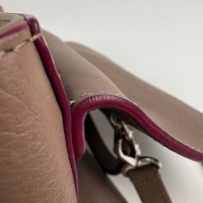 Louis Vuitton 2-Way Shoulder Bag Leather Brown