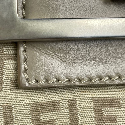 Fendi Zucchino Pattern Shoulder Bag Mini Mamma Baguette