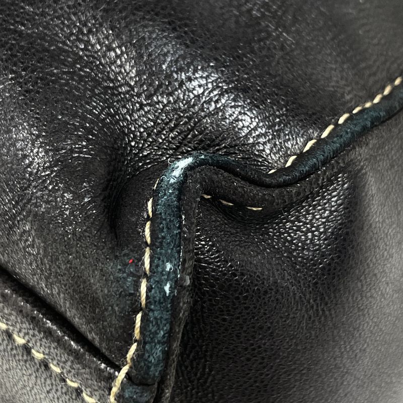 Prada Tote Shoulder Leather Nero