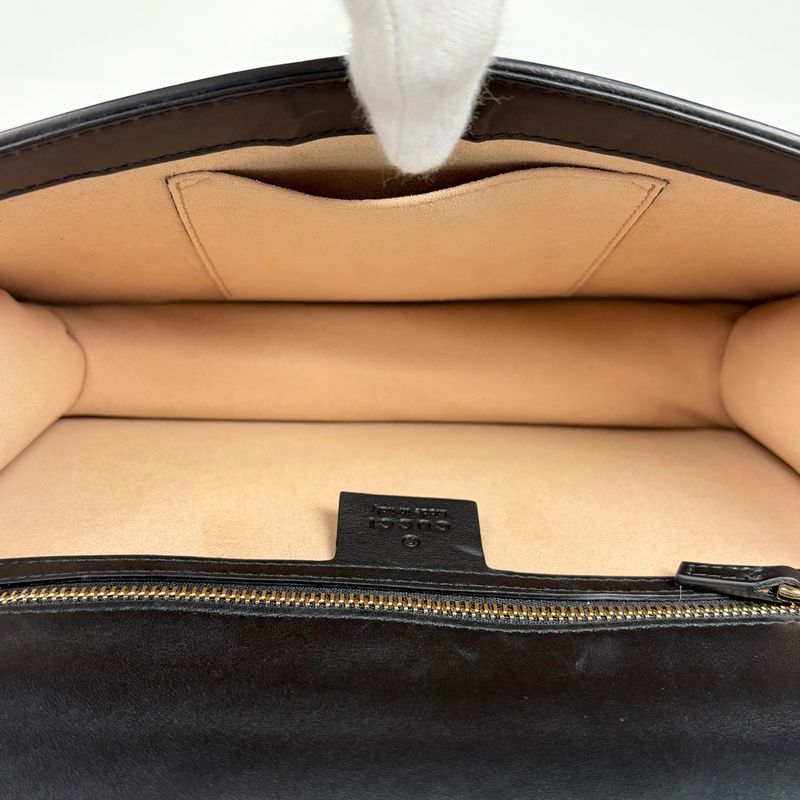 Gucci Sylvie Shoulder Bag Sherry Red Black