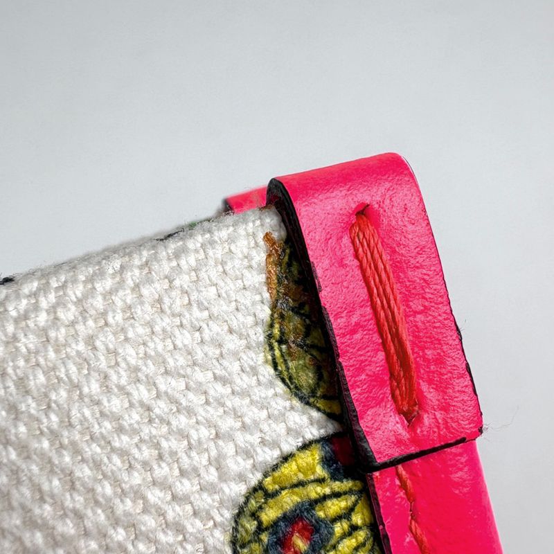 Gucci Flora 2-Way Shoulder Bag Floral Pattern Canvas Pink Multicolor