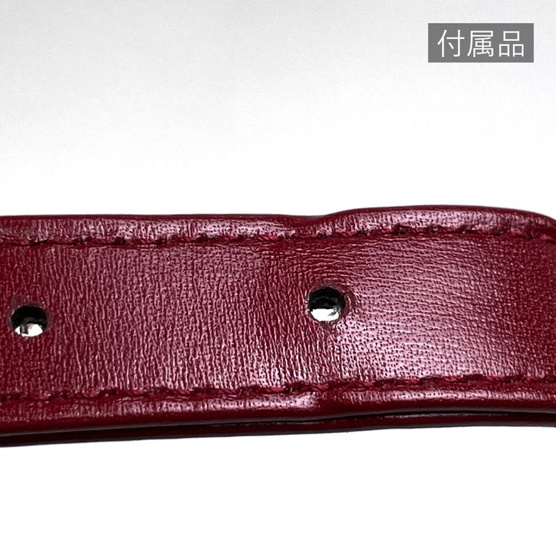 Gucci Jackie 2-Way Shoulder Bag Flower Embroidery Leather Red Brown Multicolor
