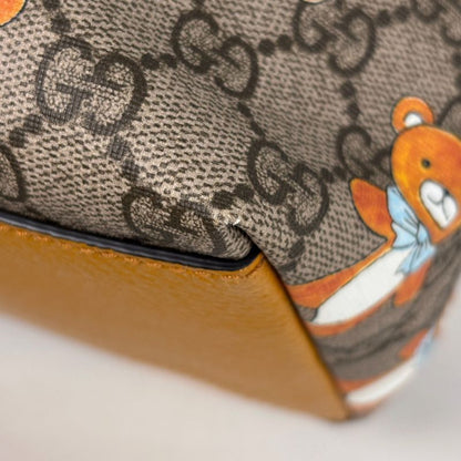 Gucci GG Pattern Large Tote Double Teddy Bear Exo Kai Supreme