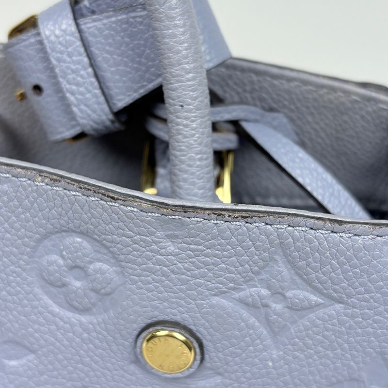 Louis Vuitton Montaigne BB 2-Way Shoulder Bag Monogram Empreinte Lila Lira