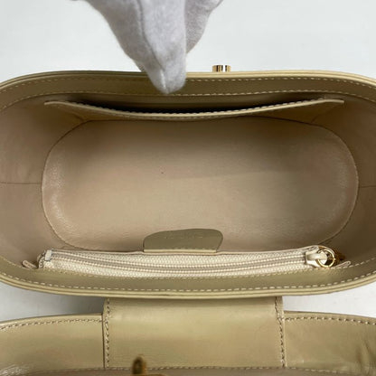 Gucci Ladylock Handbag Vanity Bag Vintage Leather