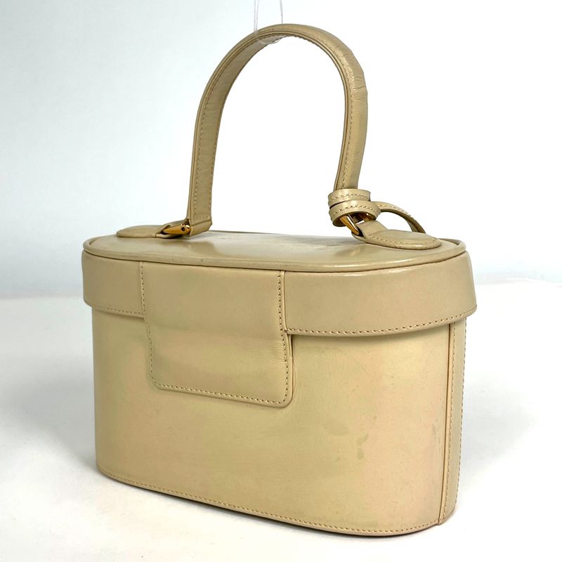 Gucci Ladylock Handbag Vanity Bag Vintage Leather