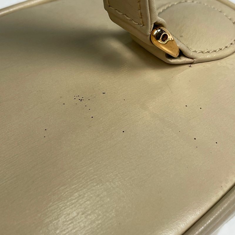Gucci Ladylock Handbag Vanity Bag Vintage Leather