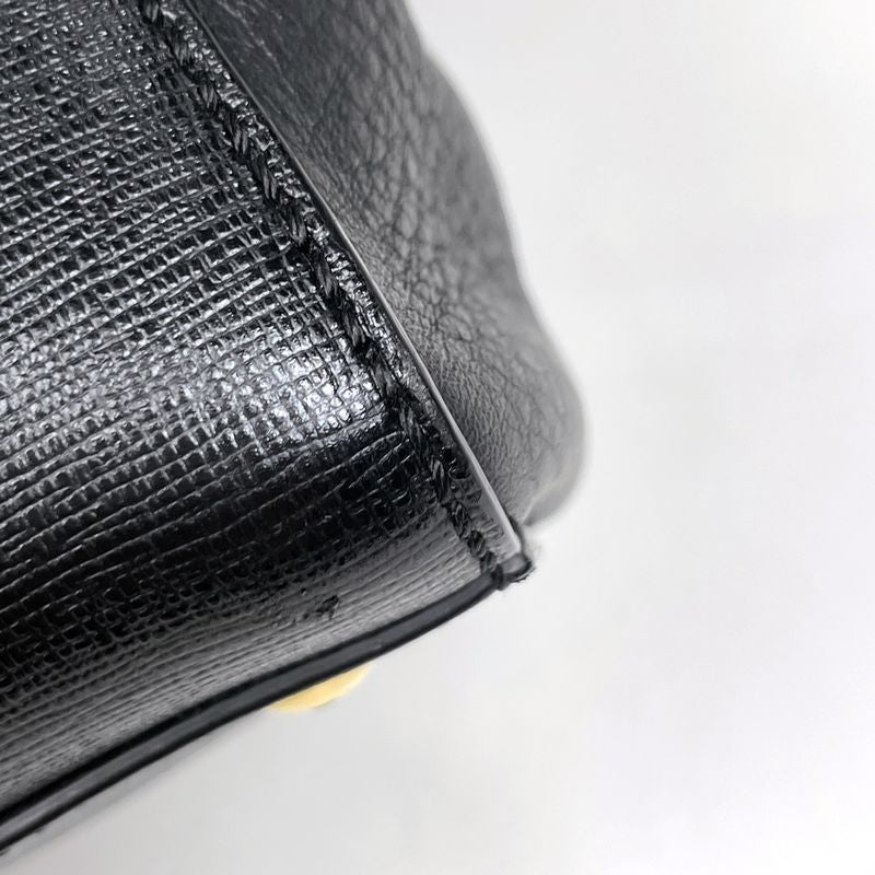 Fendi Petit Tou Jour 2-Way Shoulder Bag Leather Black