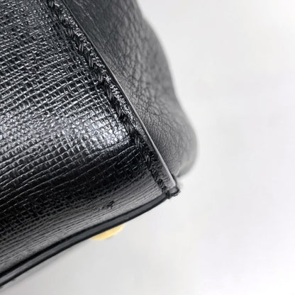 Fendi Petit Tou Jour 2-Way Shoulder Bag Leather Black