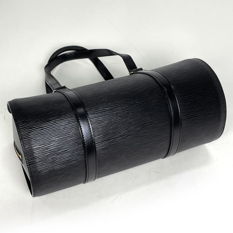 Louis Vuitton Cylindrical Handbag Hand Wow Epi Wa Noir Black