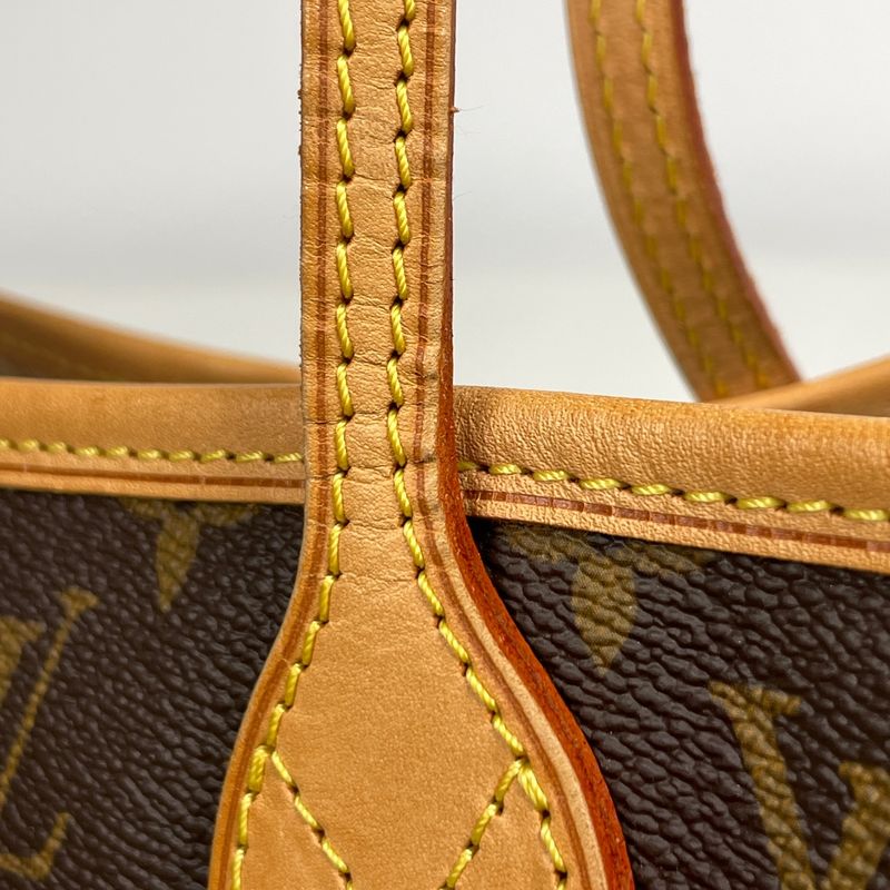 Louis Vuitton Neverfull MM Shoulder Bag Tote Monogram Brown