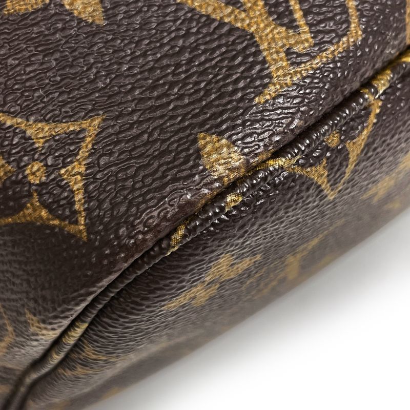Louis Vuitton Neverfull MM Shoulder Bag Tote Monogram Brown