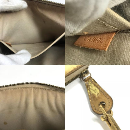 Louis Vuitton Handbag Pochette Plat Leather Gold