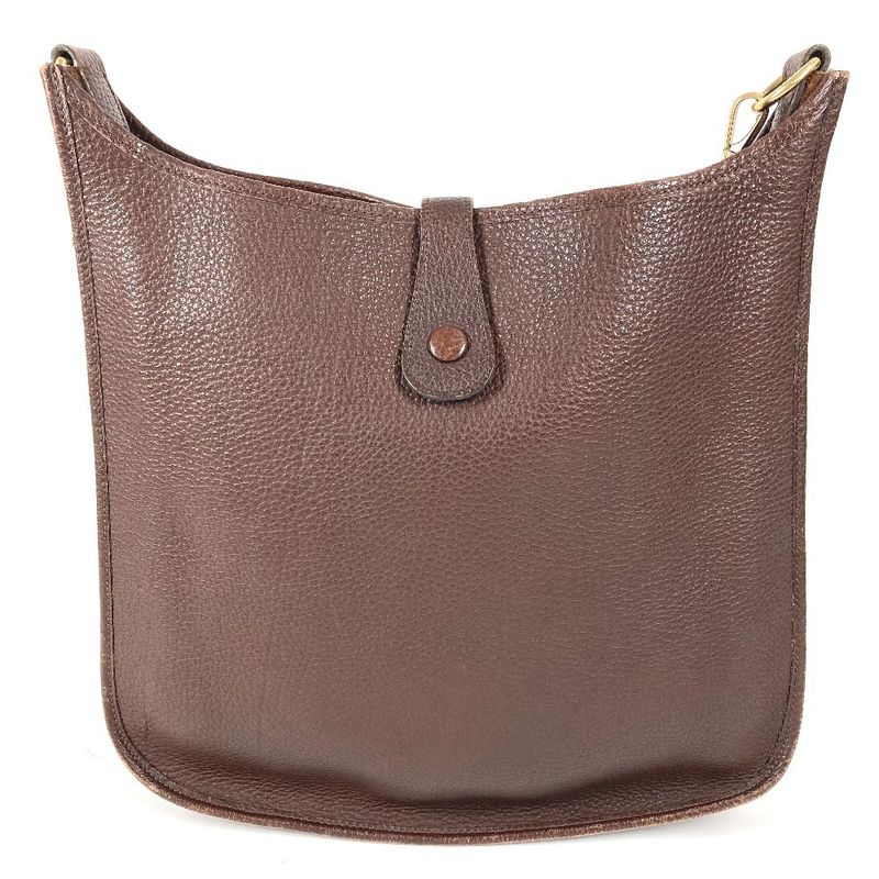 Hermes Shoulder Bag Evelyne 1 GM Togo Cacao Brown