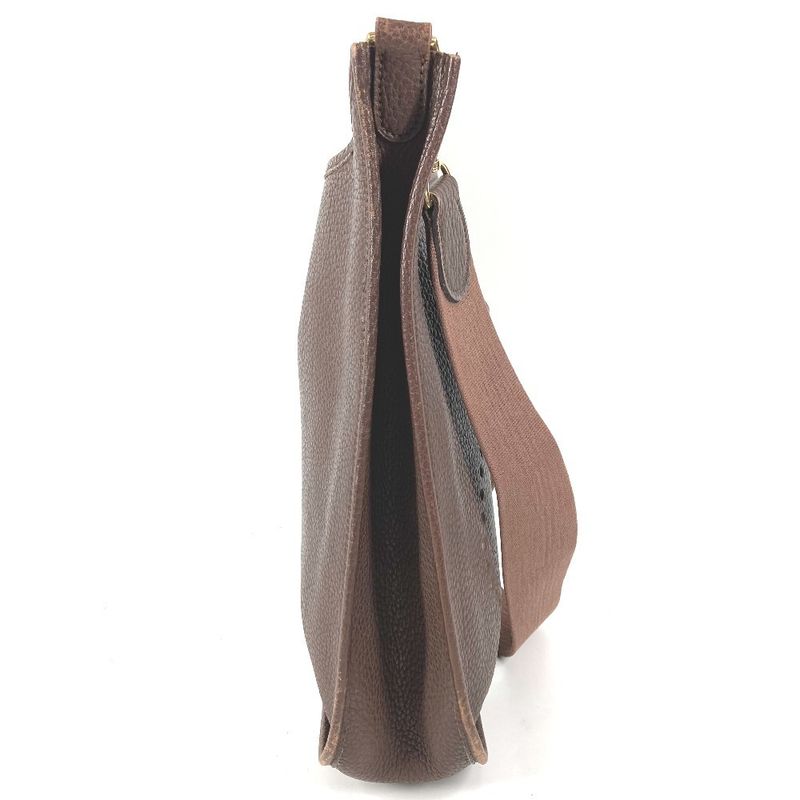 Hermes Shoulder Bag Evelyne 1 GM Togo Cacao Brown