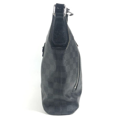 Louis Vuitton Shoulder Bag Mick MM Damier Graphite Canvas Black