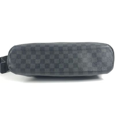 Louis Vuitton Shoulder Bag Mick MM Damier Graphite Canvas Black