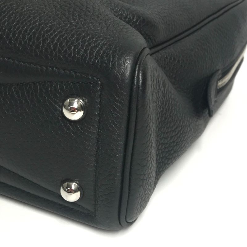 Hermes Business Bag Victoria 40 Taurillon Clemence Black