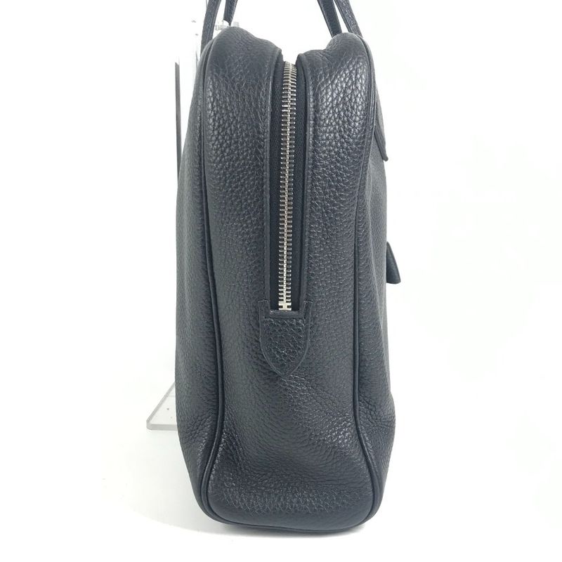 Hermes Business Bag Victoria 40 Taurillon Clemence Black