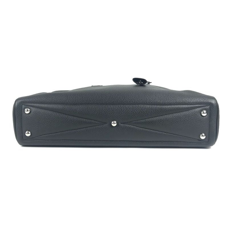 Hermes Business Bag Victoria 40 Taurillon Clemence Black