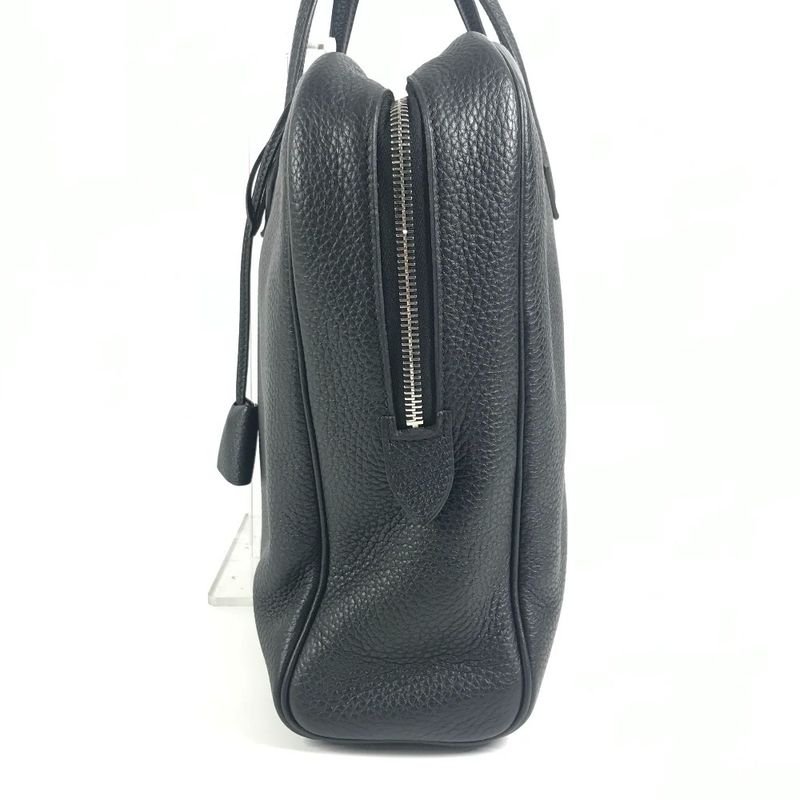 Hermes Business Bag Victoria 40 Taurillon Clemence Black