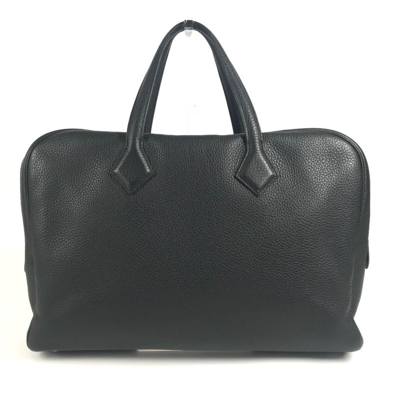 Hermes Business Bag Victoria 40 Taurillon Clemence Black