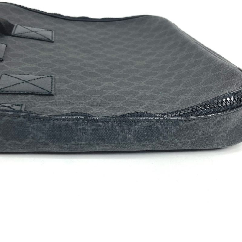 Gucci Handbag GG Supreme Logo Canvas Black