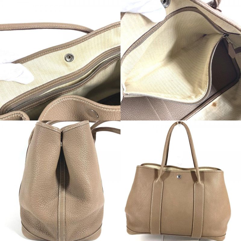 Hermes Tote Garden Party 36 PM Negonda Etoupe Beige