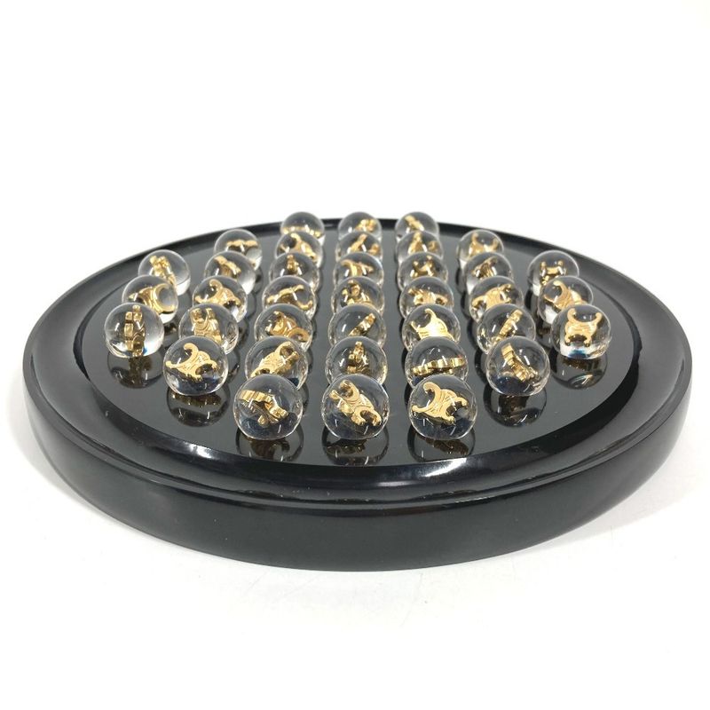 Celine Object Ball Solitaire Resin Black Hat