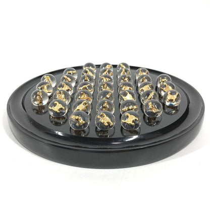 Celine Object Ball Solitaire Resin Black Hat
