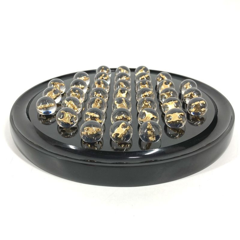 Celine Object Ball Solitaire Resin Black Hat