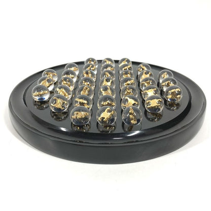 Celine Object Ball Solitaire Resin Black Hat